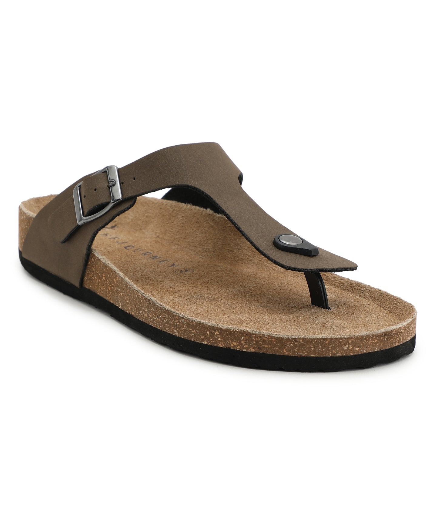 Nivera 2.0 Men’s Cork Footbed Thong Sandal (Light Brown)