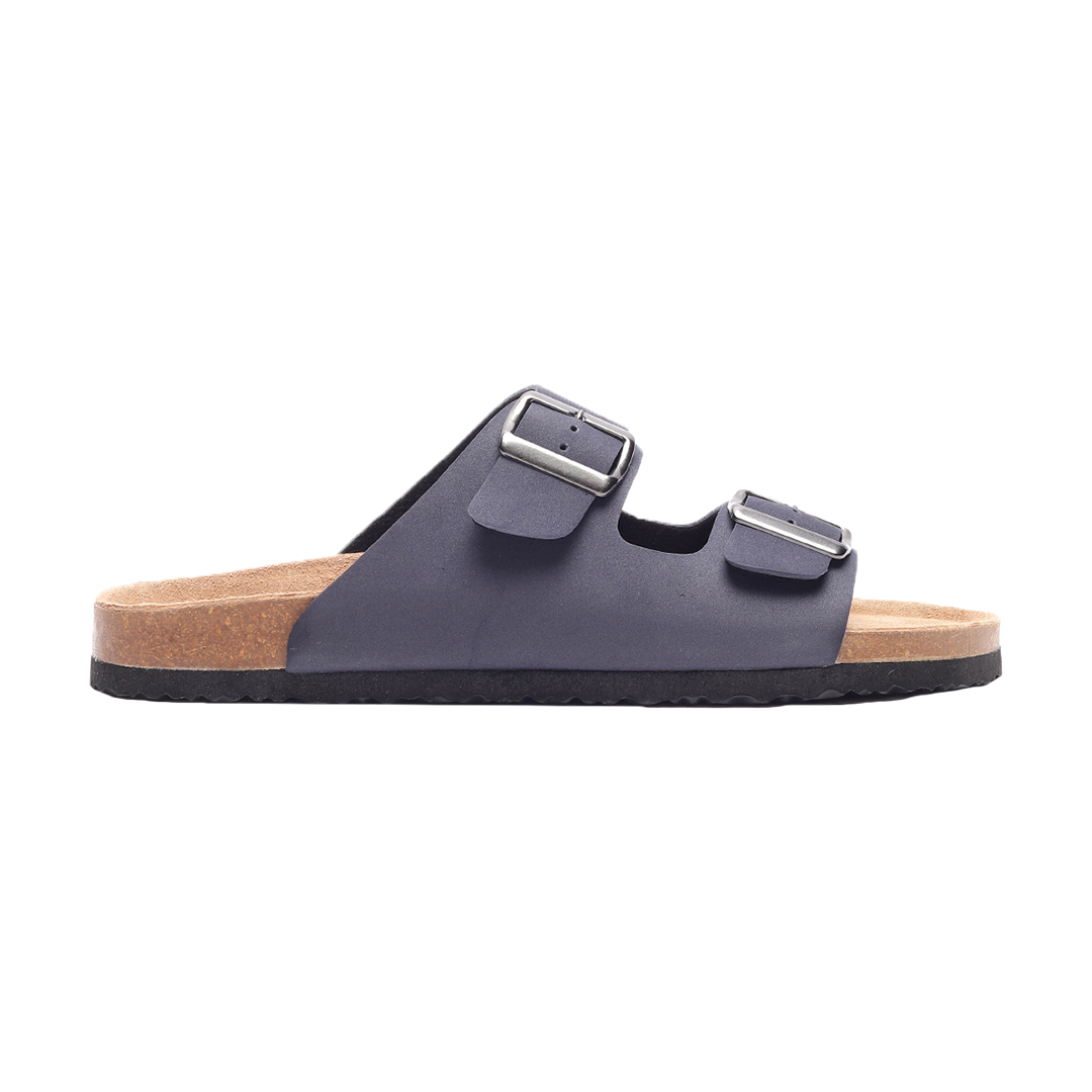 Zeno Men's Two-Strap Sandals (Navy)