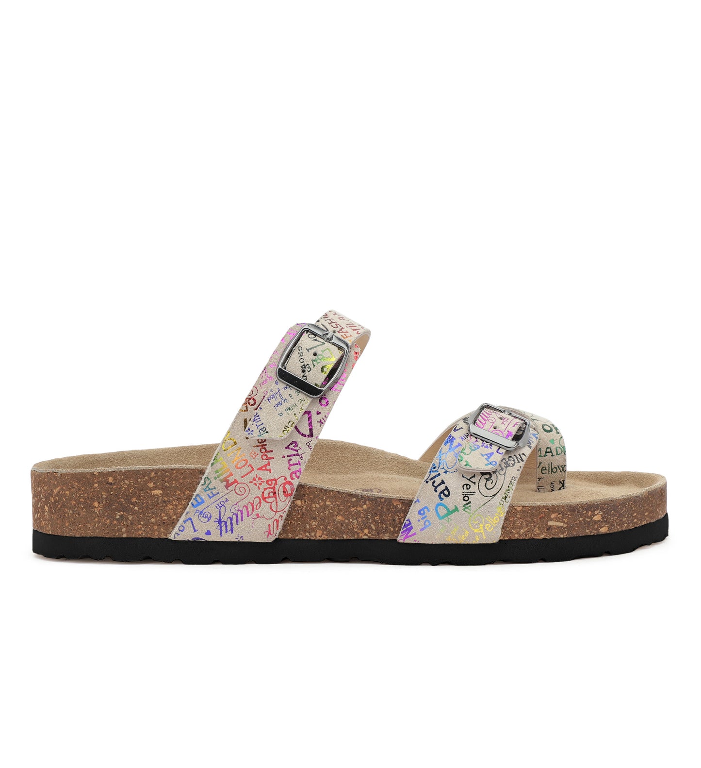 Tribe Women's Multi-Strap Sandals (Glitter GBR)