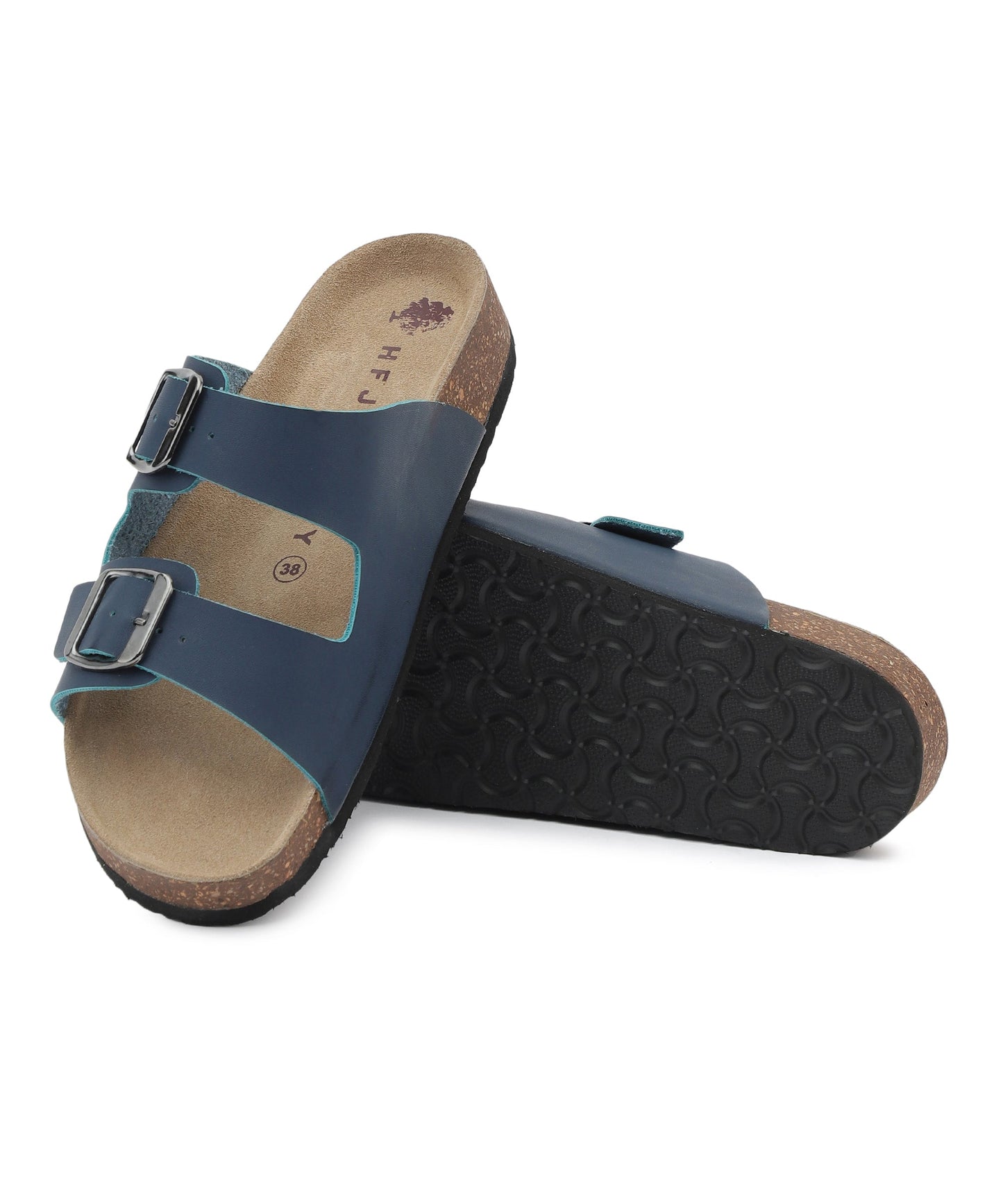 Amelia 2.0 Women's Two Strap Sandals (Navy)