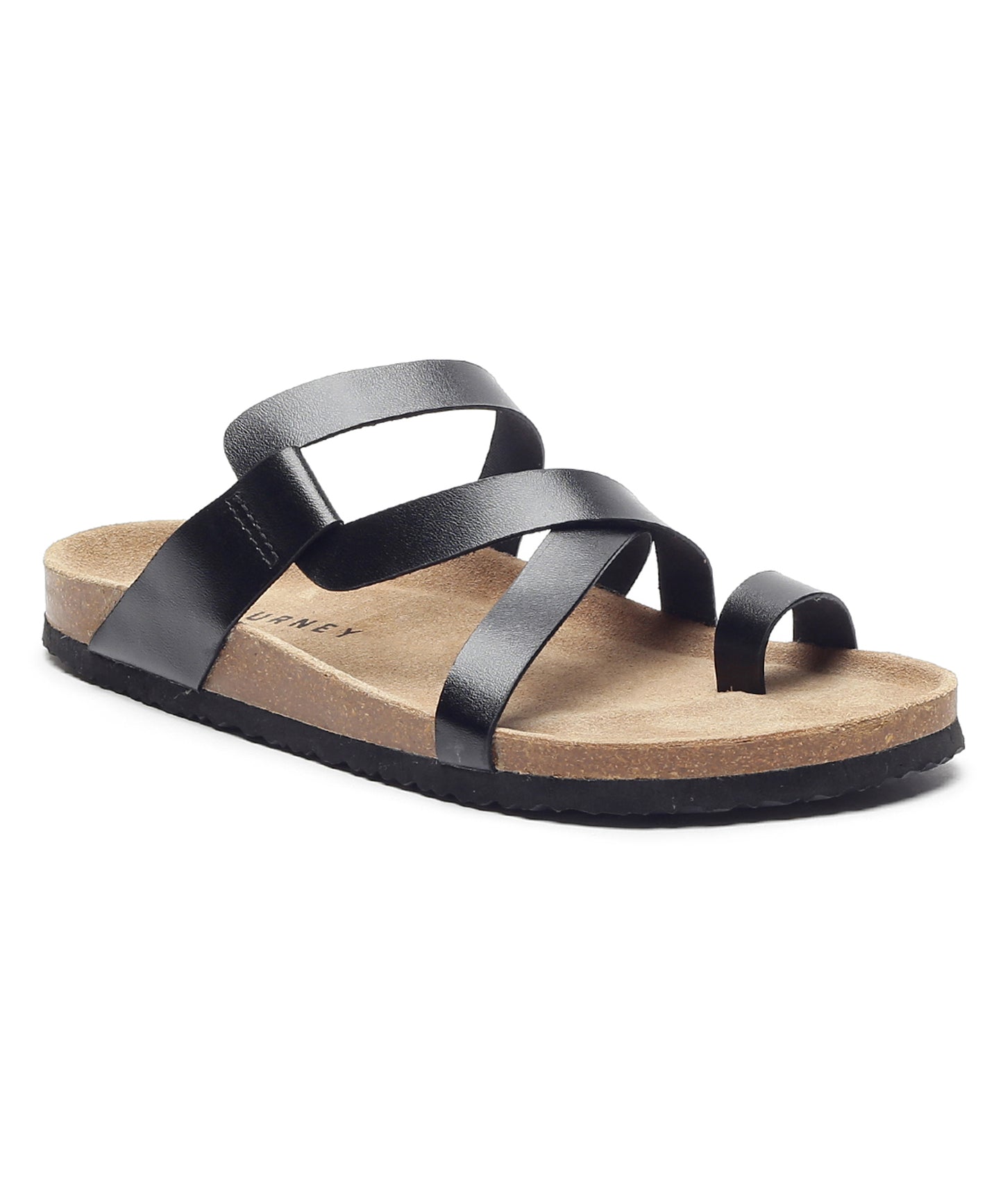 NietZ Men's Multi-Strap Sandals (Black)