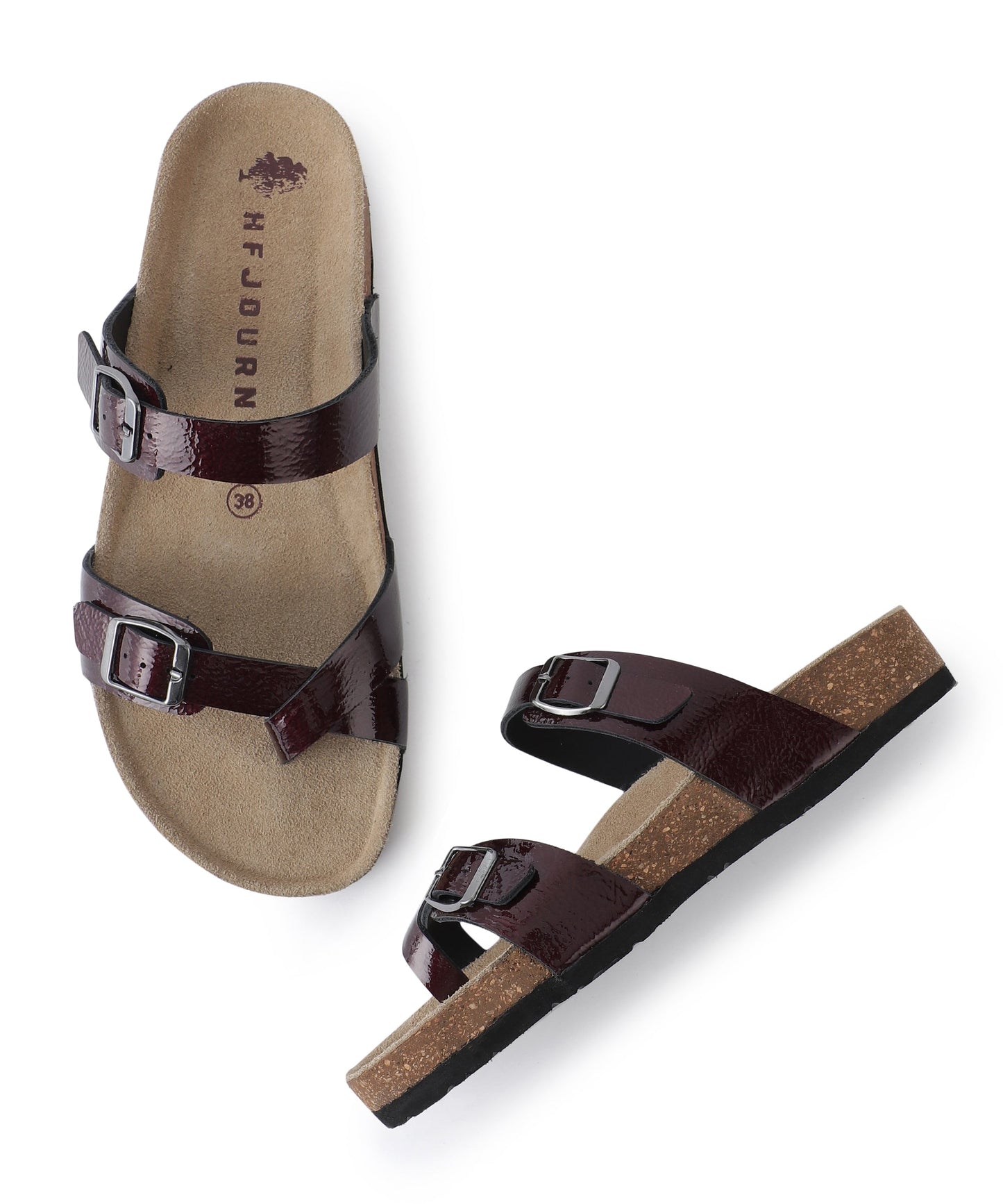 Tribe Women's Multi-Strap Sandals (Bordeaux)