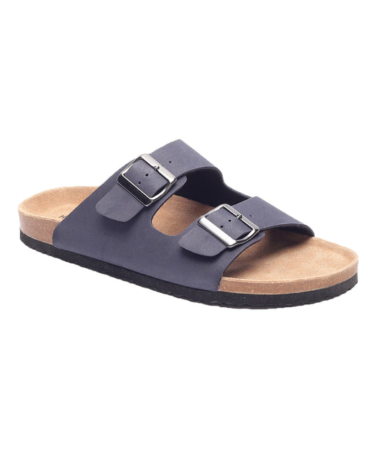 Zeno Men's Two-Strap Sandals (Navy)