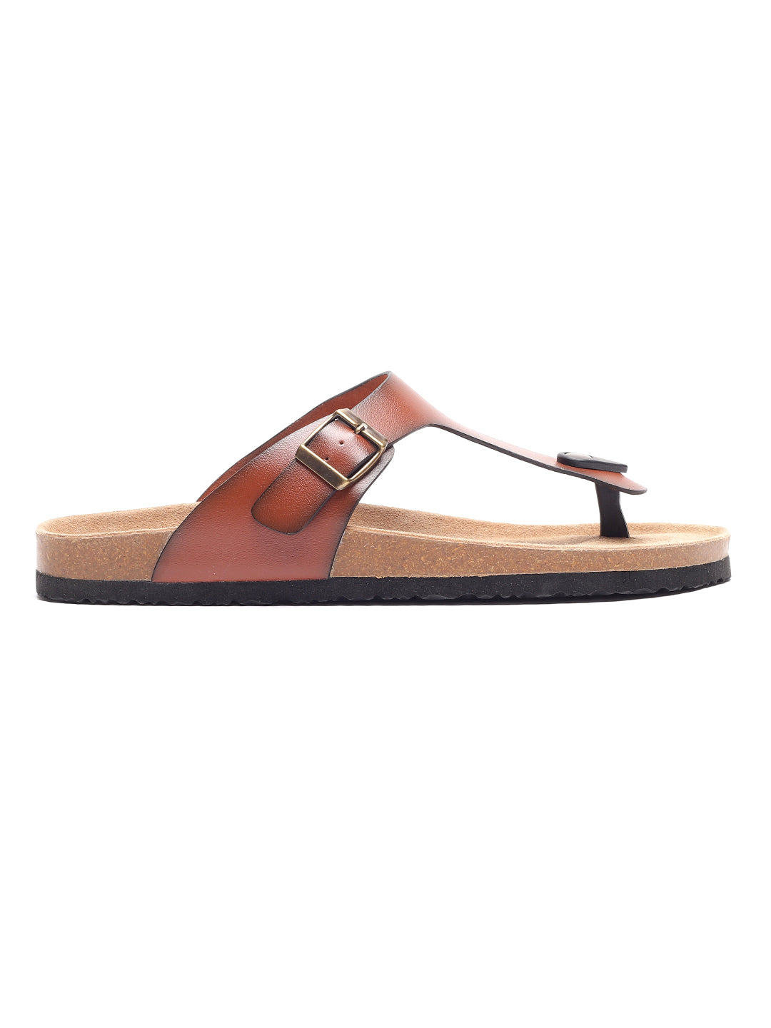 Nivera Men's Leather Thong Sandals (Tan)